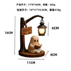 Halloween Witch Ghost 3D  Lamp Lantern Decorative Resin Lantern For Festival Spooky Party Decor Halloween Outdoor Indoor Lantern