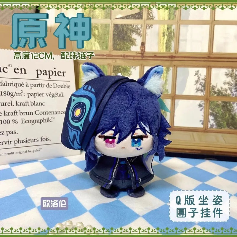 Alice Genshin Impact Plush Doll Sandrone Columbina Yae Miko Arlecchino Nicole Lohen Linnea Game Cosplay Stuffed Toy Illuga Gift