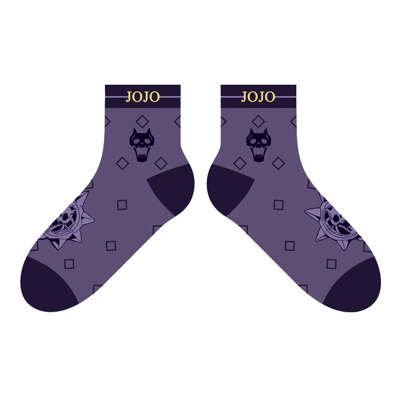 Brdwn Golden Wind Giorno Giovanna Bruno Bucciarati Kira Yoshikage Sock Short Socks Warm
