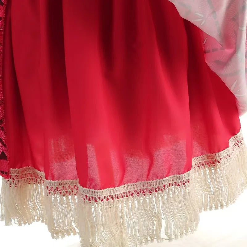 Disney Moana Costume Dress for Girls - Satin Mesh Ocean Adventure