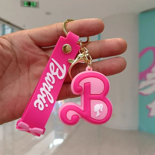 New MINISO Barbie Keychains for Backpack Pendant Bag Ornament Accessories Anime Kawaii Cute Creative Girls Gifts Wholesale SS69