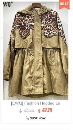 [EWQ] Vintage Long Sleeve Denim Pockets Patchwork V-Neck Orange-red Sweater Loose Tops Old Designs Women Pullover Knitted 6U1329 SS69