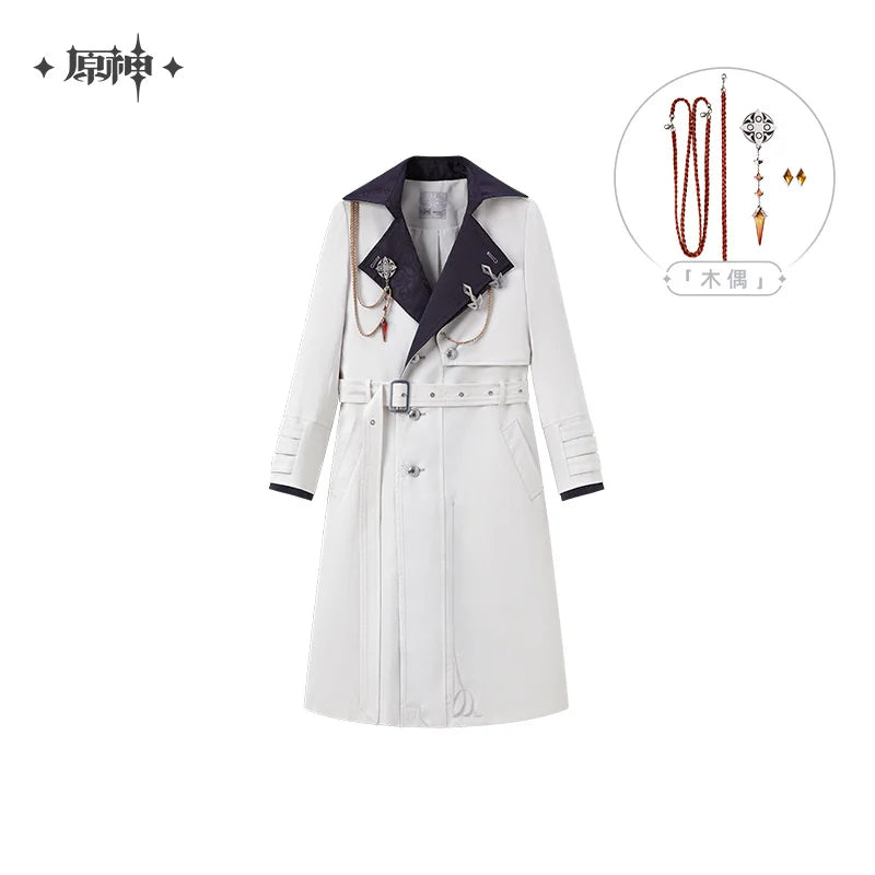 Genshin Impact Tartaglia Cosplay Windbreaker Jacket - Unisex Polyester