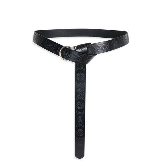 SS69 Medieval Knight Belt Synthetic Leather Renaissance Costume Sword Holder