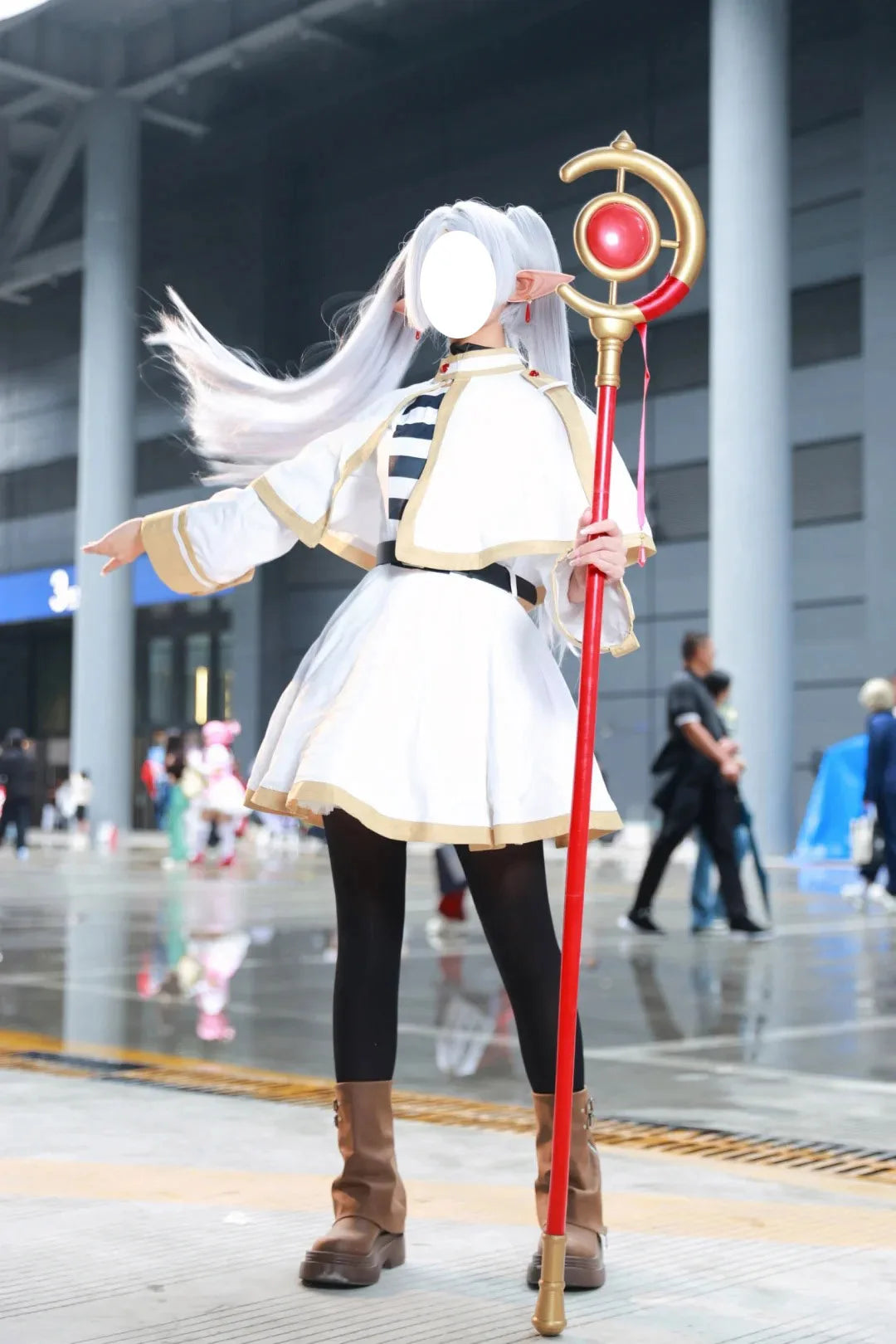 Anime Frieren Cosplay Costume Frieren: Beyond Journey's End Cosplay Frieren Dress Women Halloween Witch Costume Frieren Cosplay