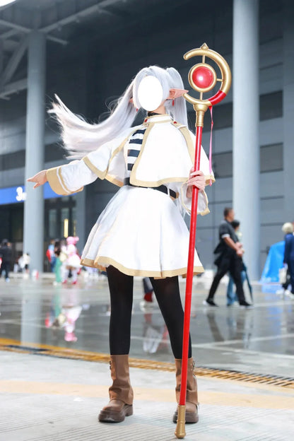 Anime Frieren Cosplay Costume Frieren: Beyond Journey's End Cosplay Frieren Dress Women Halloween Witch Costume Frieren Cosplay