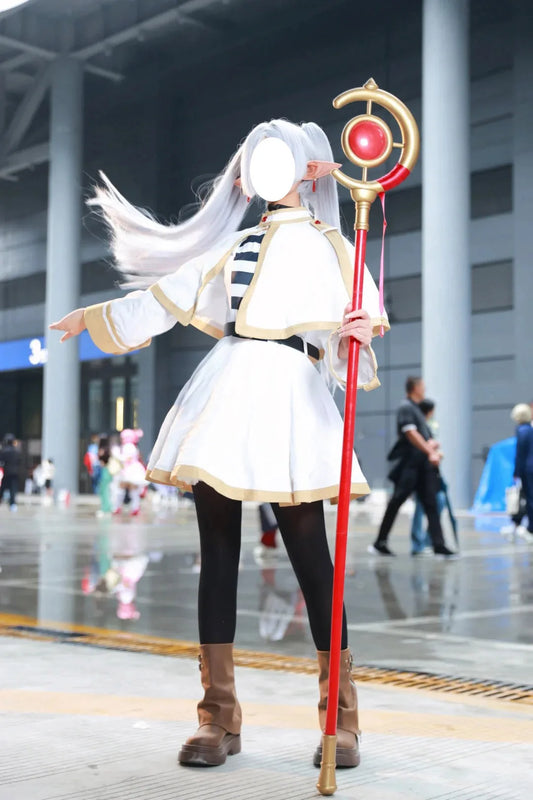 Anime Frieren Cosplay Costume Frieren: Beyond Journey's End Cosplay Frieren Dress Women Halloween Witch Costume Frieren Cosplay