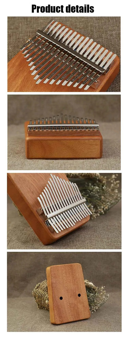 Kalimba music instrument Thumb Piano 17 Keys Mahogany Wood Finger Piano Combinations Gifts for Kids Portable Mbira Finger Piano