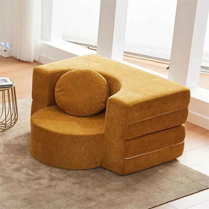 Living Room Sofas Vacuum Compression Sofa Pure Sponge Single Multifunctional Foldable Special Shaped Sofa Bed Furniture