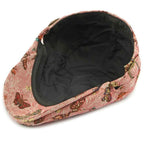 HT4729 Berets for Women Retro Butterfly Embroidery Artist Painter Beret Hat Retro Ivy Flat Cap Male Female Adjustable Beret Cap