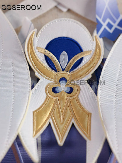 Genshin Impact Columbina Cosplay Costume Set Polyester Uniform for Women