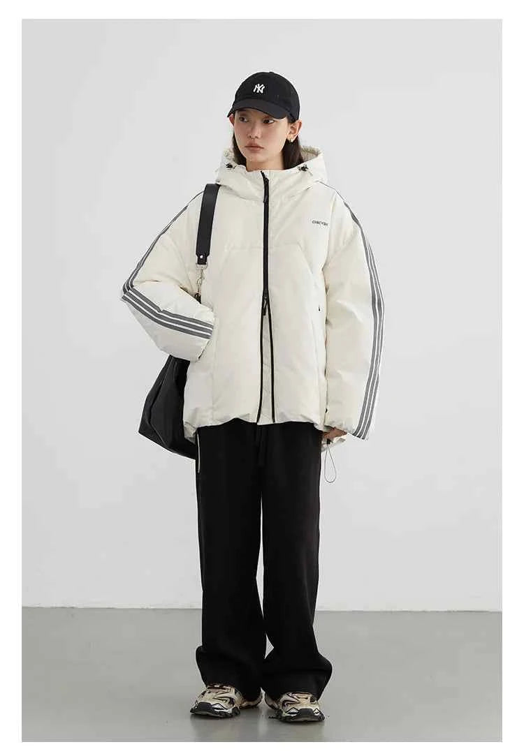 CHIC VEN Women's Pant Streetwear Solid Loose New Drawstring Sports Casual Trousers High Waisted Pants Autumn Winter 2025