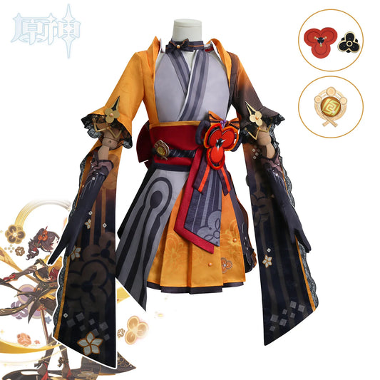 Genshin Impact Chiori Cosplay Costume Women's Anime Uniform Set