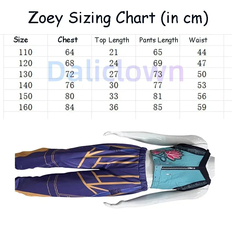 Daliclown Kids Anime Idol Singer Cosplay Costume Performance Outfit