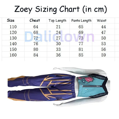 Daliclown Kids Anime Idol Singer Cosplay Costume Performance Outfit