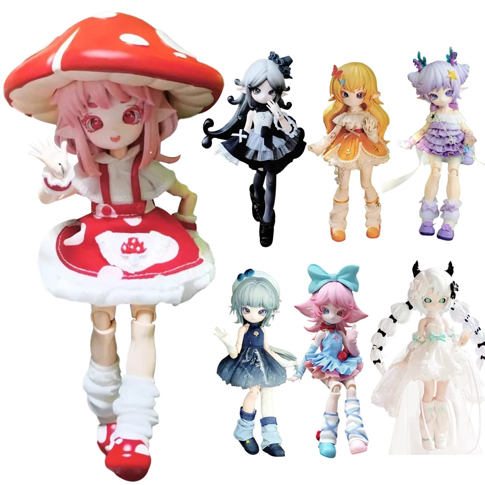 Mushroom Fungus 1/12 BJD Blind Box Doll Anime Figure