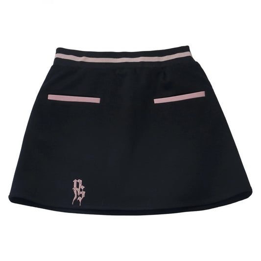 Sweet Cool Embroidery Pink Black Hoodies Baseball Slim Zipper Women Sweatshirt Jacket Loose Casual Trousers Sweet Mini Skirt Set SS69 44.69 short skirt / S