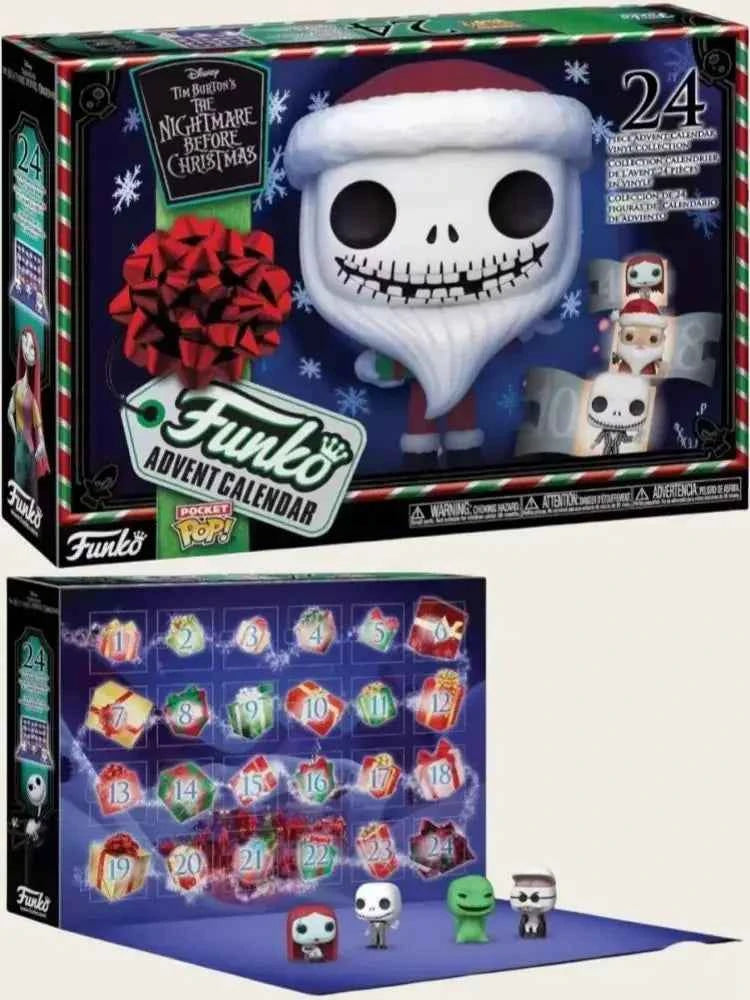 Pokemon Disney The Nightmare Before Christmas Advent Calendar New Year 24 Day Countdown Calendar Doll Toy Gifts Merry Christmas