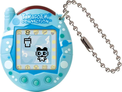 Bandai Tamagotchi Connection V3 Electronic Pet (Linked Ver.) - Elegant Bow/Blue Bubble New