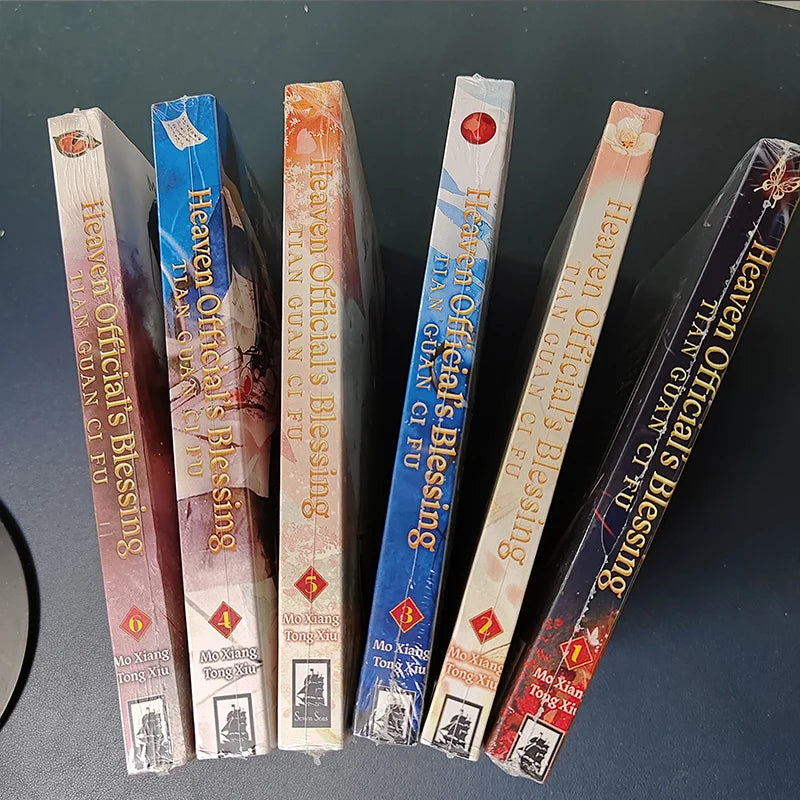 Vol.1-8 Tian Guan Ci Fu manga books in English Novel heaven official's blessings book Comic Book 1/2/4 book optionall SS69