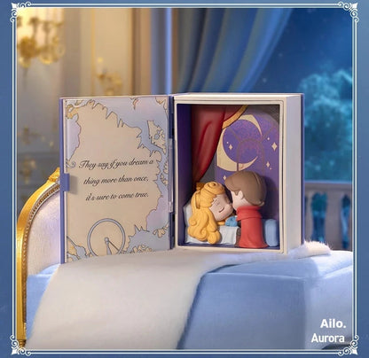 Genuine 100% Disney Princess Talry Tales Series Blind Box Action Figures Toy Collection Desktop Decoration Mystery Box Gift SS69