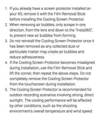 Insta360 X5 Screen Protector Standard or Cooling Tempered Glass Film For Insta 360 X5 Original Accessories
