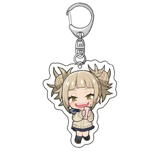 Fashion Anime College Keychain Cartoon Character Double Sided Acrylic Key Chain Fans Collection Jewlry Gift SS69 6.69 12