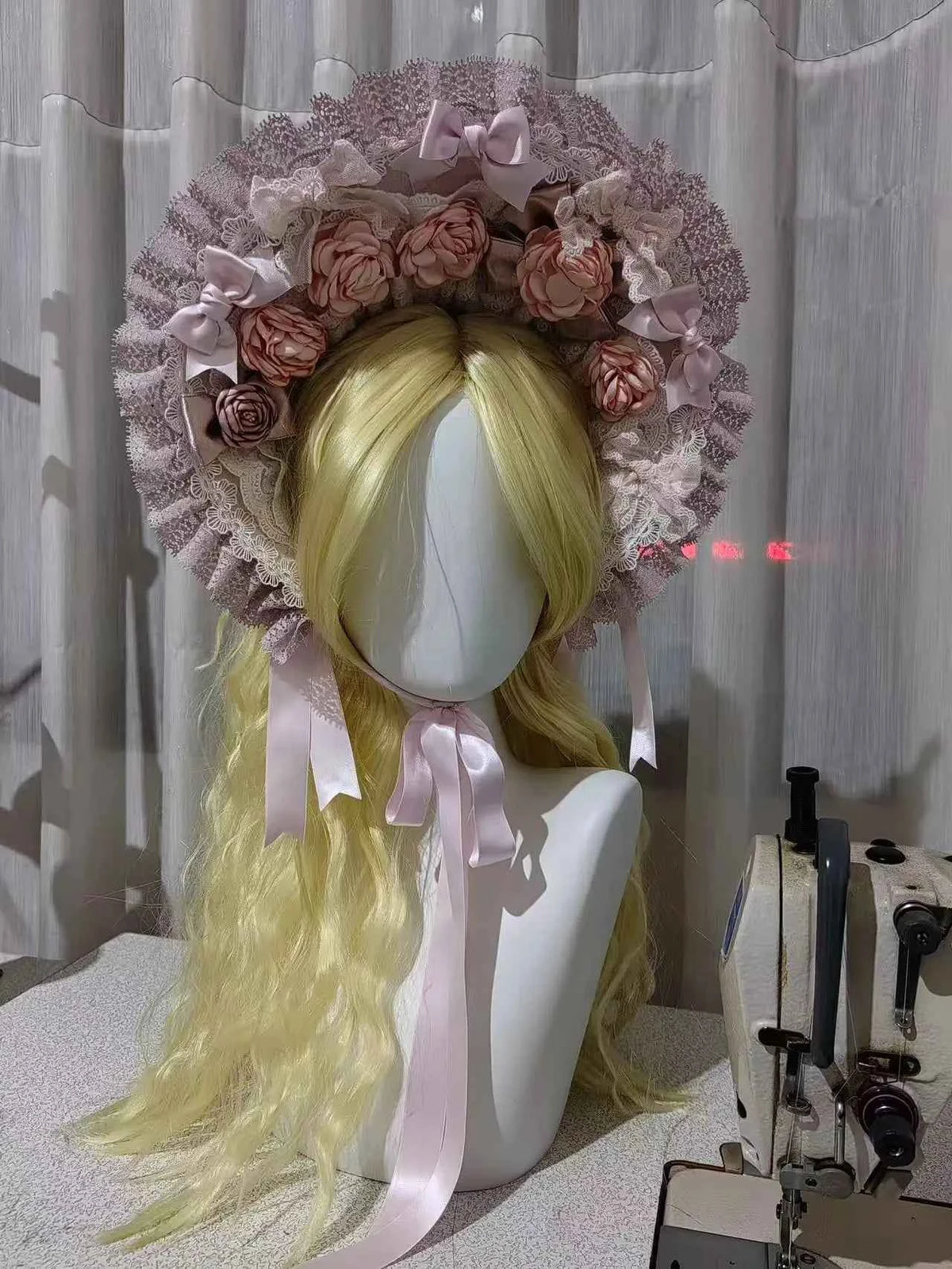 Original Heavy Birthday Party Lolita Puffy Dress Sweet Girls Back Big Bow Tail Vintage High-end Women's Elegant OP Dress