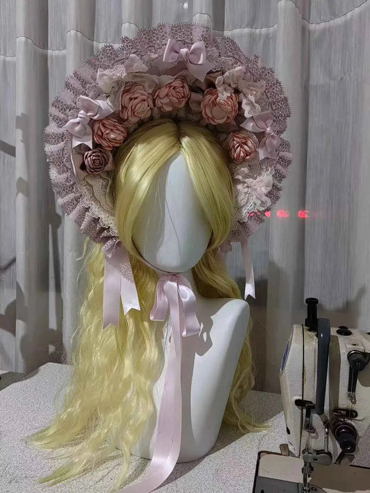 Original Heavy Birthday Party Lolita Puffy Dress Sweet Girls Back Big Bow Tail Vintage High-end Women's Elegant OP Dress