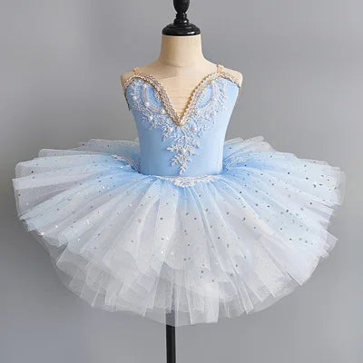 Girls Ballet Tutu Dress for Kids Princess Performance Fairy Costume