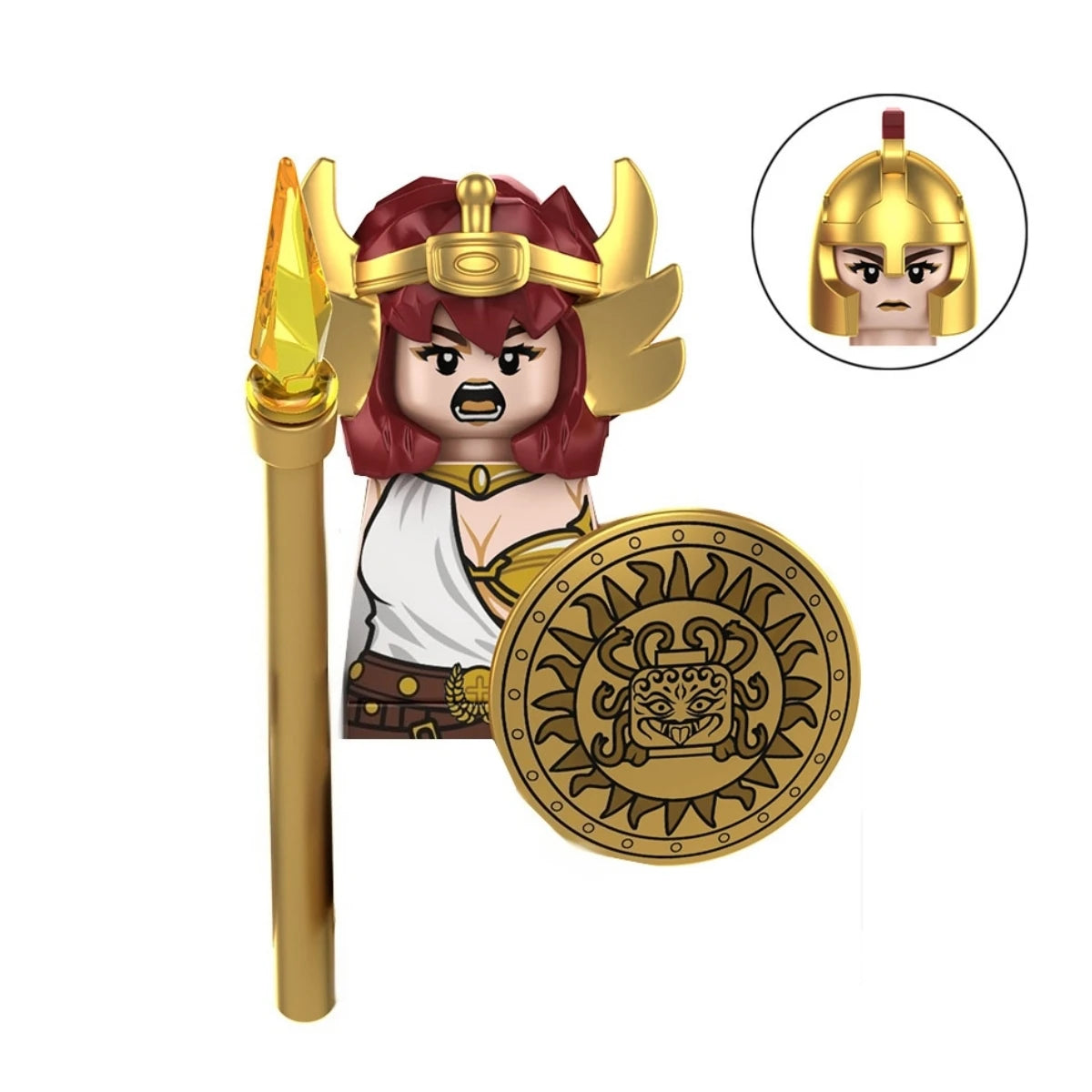 Blind Box TP1044 Mini Figure Greek Mythology Medusa Poseidon Zeus Building Blocks Jesus Hades Athena Building Block Model Toys