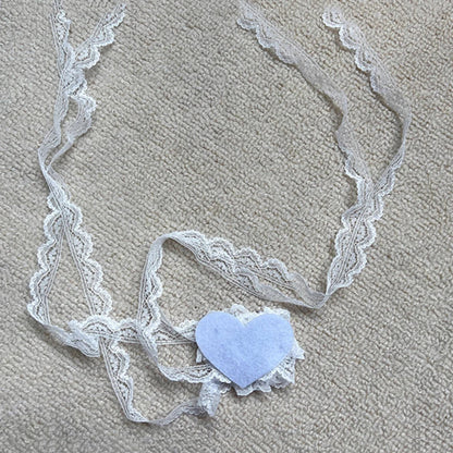 Punk Cross Eye Mask Women Lolita Cosplay Eye Patch Gothic Halloween Heart Bow Lace Eyewear Accessories Xmas Gifts SS69