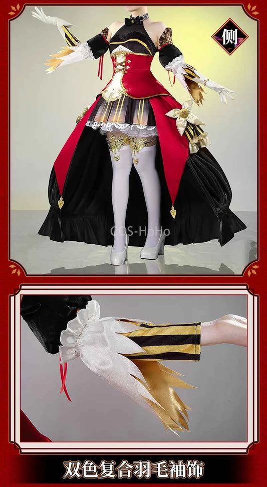 COS-HoHo Umamusume:Pretty Derby Gentildonna Game Suit Gorgeous Dress Uniform Cosplay Costume Halloween Party Role Play Outfit