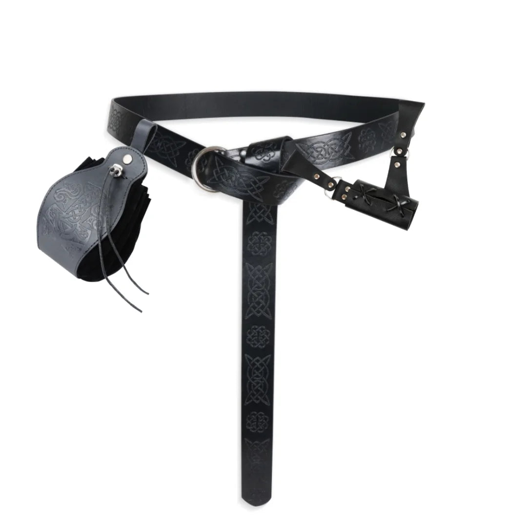 Medieval Knight Belt Synthetic Leather Sword Holder