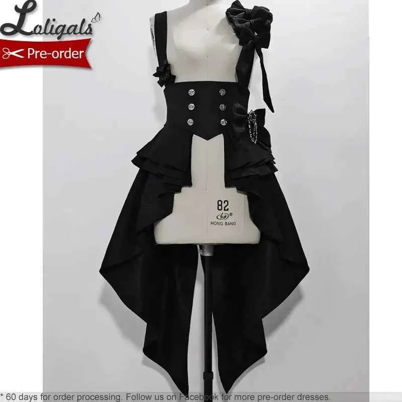 Princess Chronicles Rabbit Theater Ouji Lolita Corset and High-Low Skirt Set
