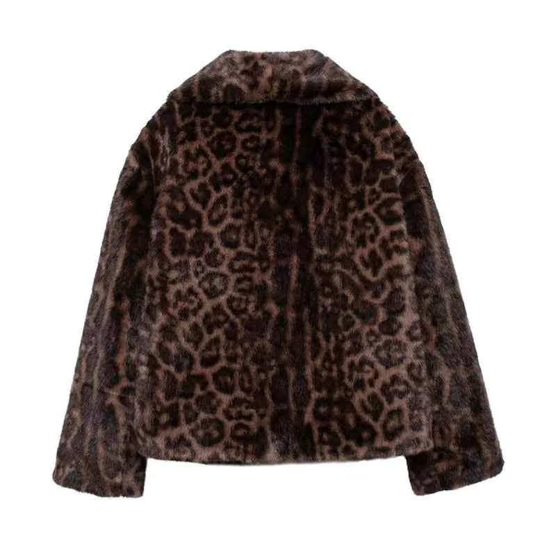 MUJER Faux Fur Coat Plush Fluffy Women's Jacket 2025 Woman Autumn Winter New in Outerwears White Red Gray Black Blends Coats