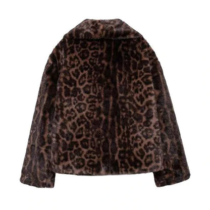 MUJER Faux Fur Coat Plush Fluffy Women's Jacket 2025 Woman Autumn Winter New in Outerwears White Red Gray Black Blends Coats