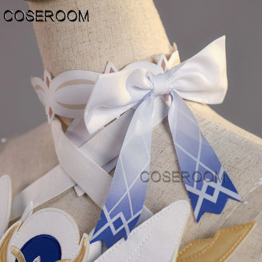 Genshin Impact Columbina Cosplay Costume Set Polyester Uniform for Women