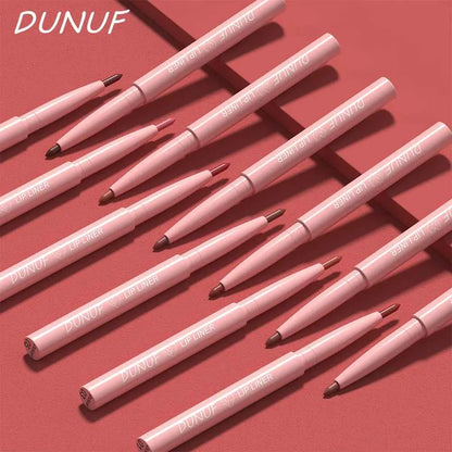 Lip Liner Lipstick Set, Waterproof Matte Durable  Non-sticky Non-transfer, Deep Red, Dusty Rose, Nude, Y2K Makeup Christmas