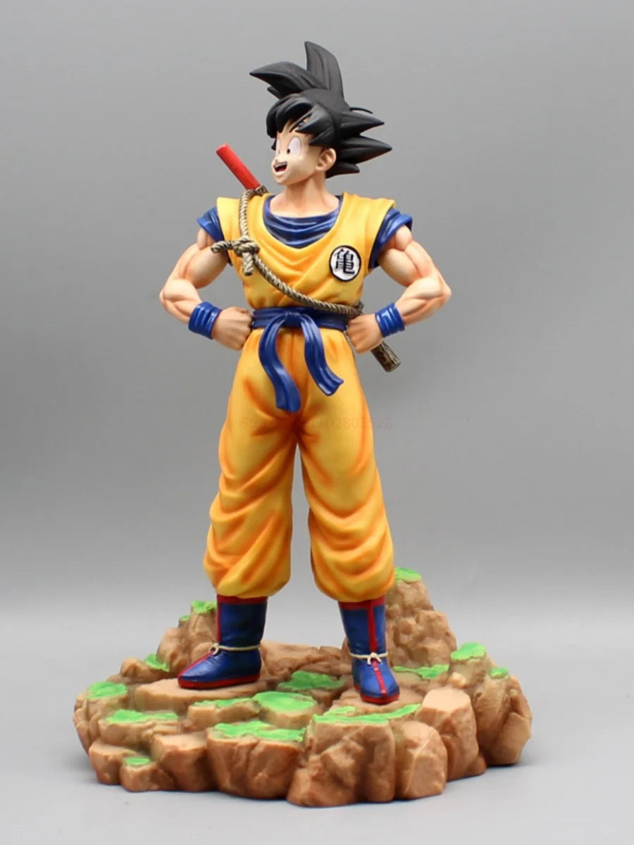 Dragon Ball Sun Goku Somersault Cloud Super Saiyan Standing Collection Figures Statue Anime Peripheral Model Ornaments Toy Gift SS69