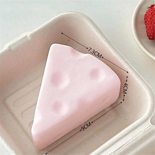 Anti-stress Squishy Watermelon Toys Slow Rising Fidget Toy Fruit Pinch Squeeze Toy Funny Stress Reliever Reduce Pressure Prop SS69 6.69 pink cheese