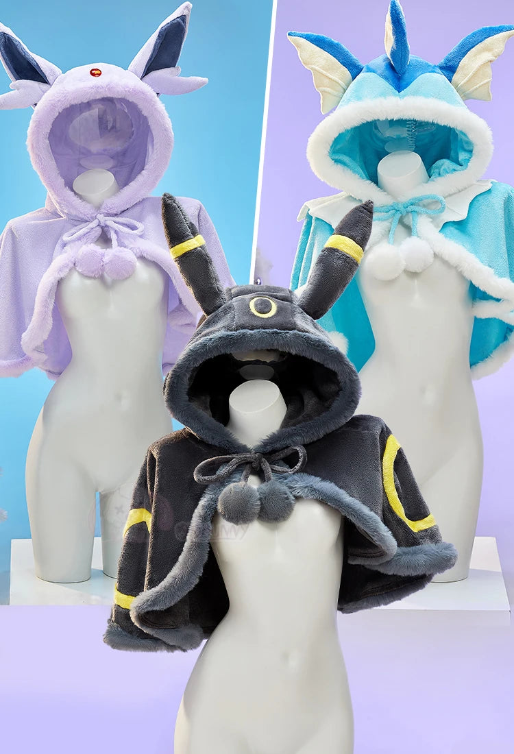 Anime Vaporeon Umbreon Sylveon Cosplay Costume Women Sexy Cloak Dress Outfit Cute Bunny Girl Uniform Halloween Christmas Clothes