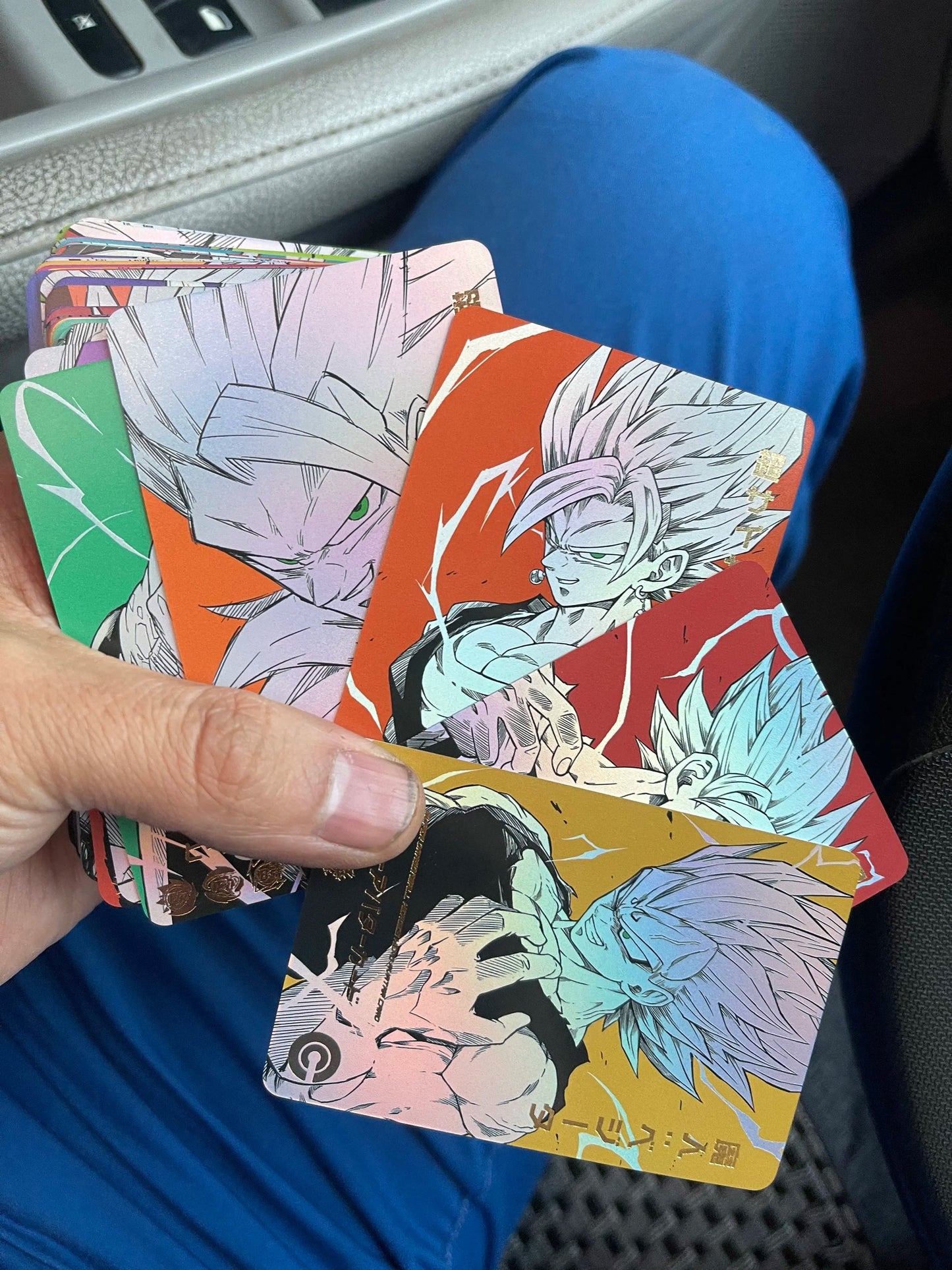 Dragon Ball Super Son Goku Frieza Bejita Yonsei Piccolo DIY Homemade Bronzing Game Toys Collection Card Christmas Birthday Gift SS69 34.69 J-Color flash-54pcs