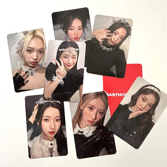 8pcs/set KPOP BABYMONSTER Album HAPPY 1000 DAYS LOMO Card Tea Lu Bao Monster Photo Card AHYEON HARAM RORA RUKA ASA Postcard SS69