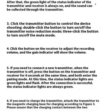 Insta360 X5 Mic Air Transmitter 48khz High-Quality Noise Reduction Compatibility Flow 2 Pro Custom  Recording Upport One-Click