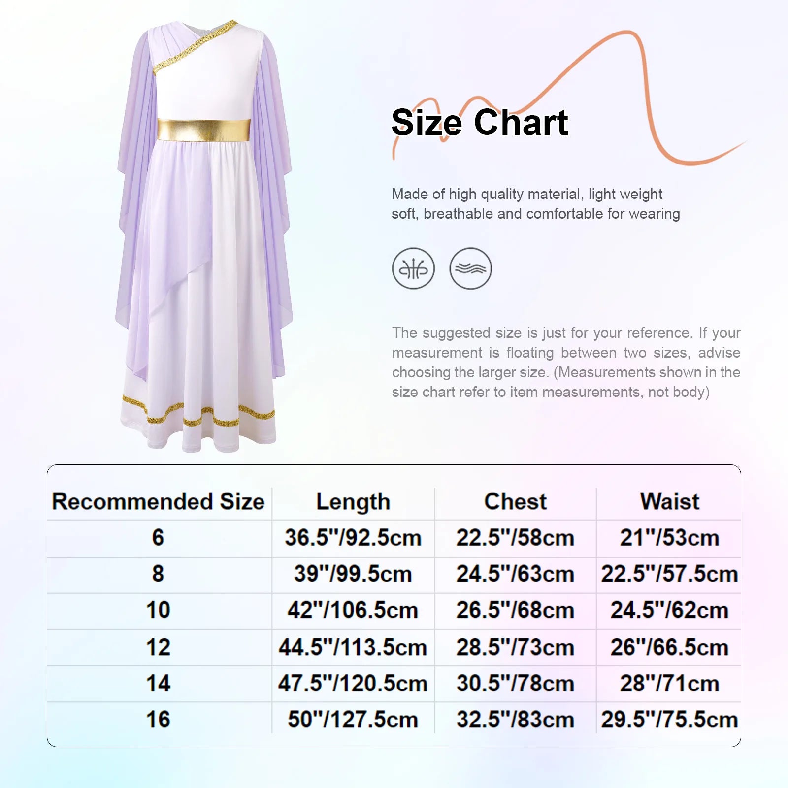 Women's Grecian Toga Dress with Flowy Tulle Shawls
