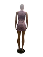 Sexy Y2K 2 Piece Skirt Sets Clothes Outfit 2023 Streetwear Fashion Dress Summer Crop Graphic T Shirts Top Women Two Piece Set SS69