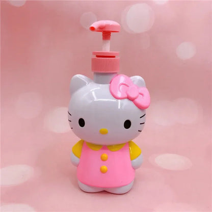 500ML Sanrio Hello Kitty Squeeze Bottle Shower Gel Hand Sanitizer Dish Soap Liquid Cute Cartoon Girl Heart High Capacity Bottled SS69