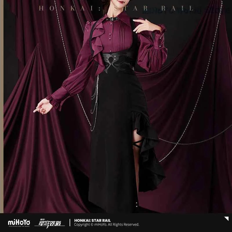 Kafka Dress MiHoYo Official Original Honkai Star Rail Kafka Theme Impression Series Skirt Doujin Cosplay Black Dress Gifts