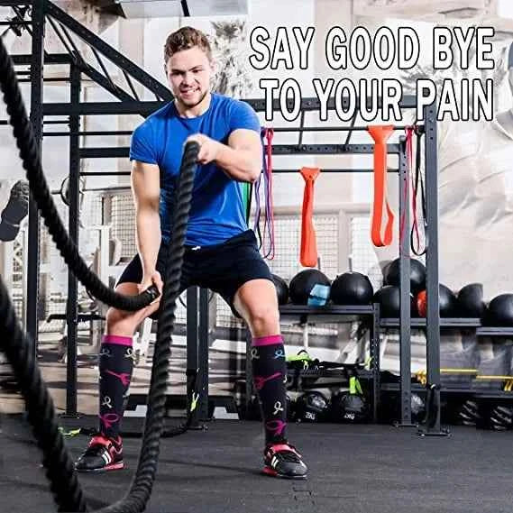 Compression Socks Varicose Veins Blood Circulation Pregnancy 20-30mmhg Nurse Socks Men Women Marathon Golf Cycling Sports Socks